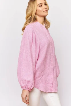 Outlet Alessandra Charade Shirt - Pink Houndstooth