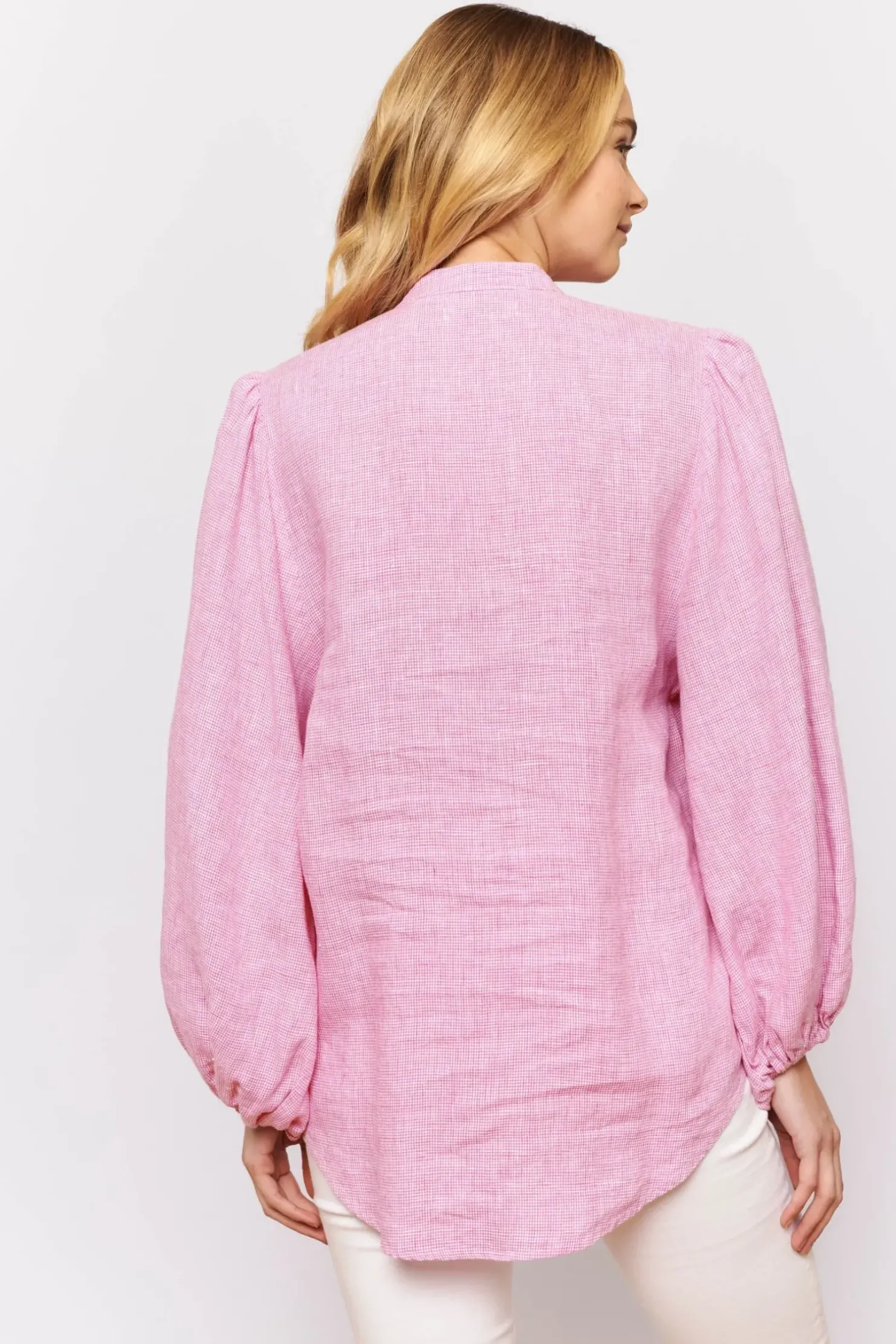 Outlet Alessandra Charade Shirt - Pink Houndstooth