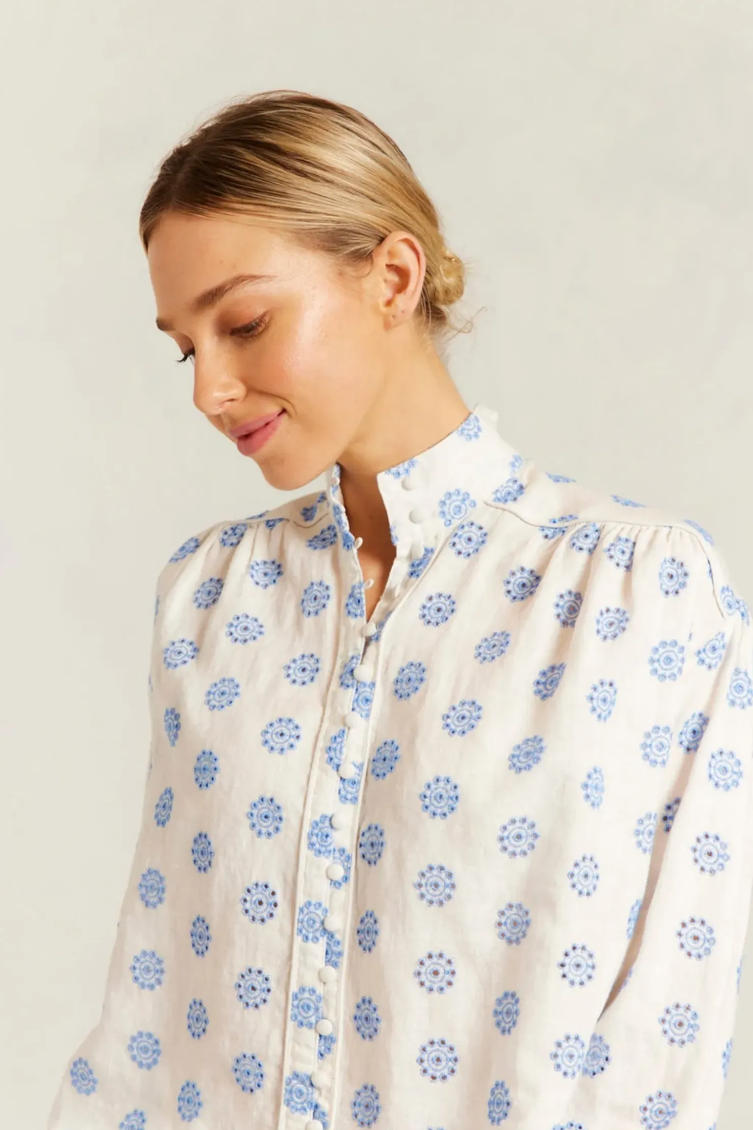 Hot Alessandra Rosemary Shirt Posy - Bluebell