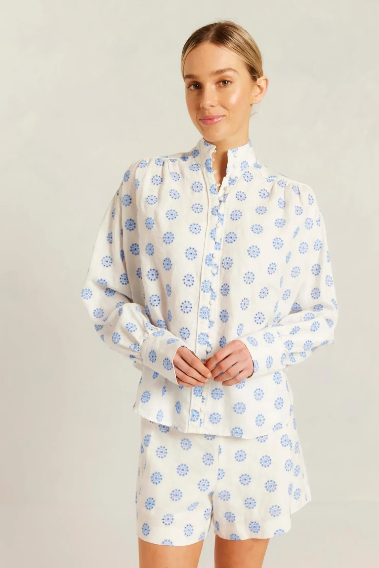 Hot Alessandra Rosemary Shirt Posy - Bluebell