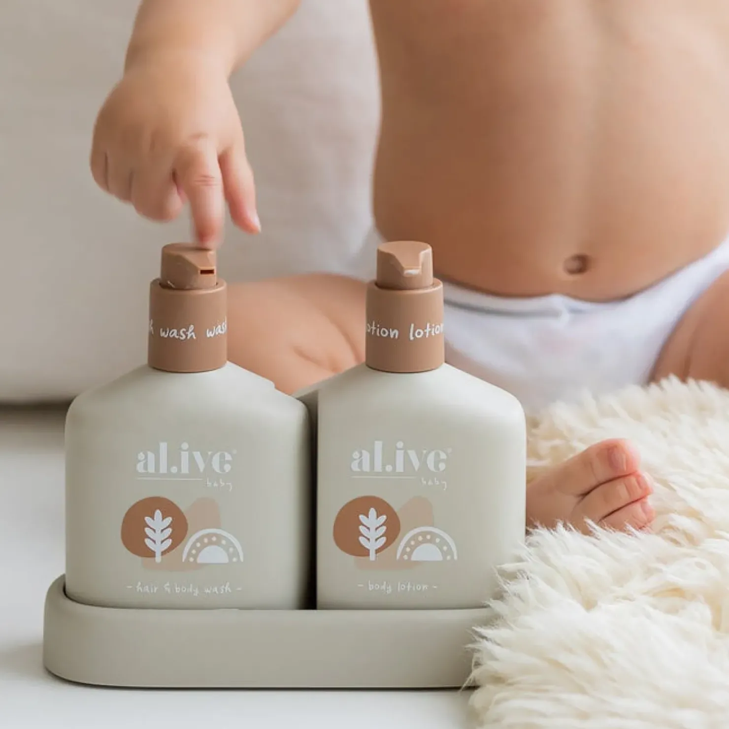 Best Al.ive Baby Hair & Body Duo - Calming Oatmeal