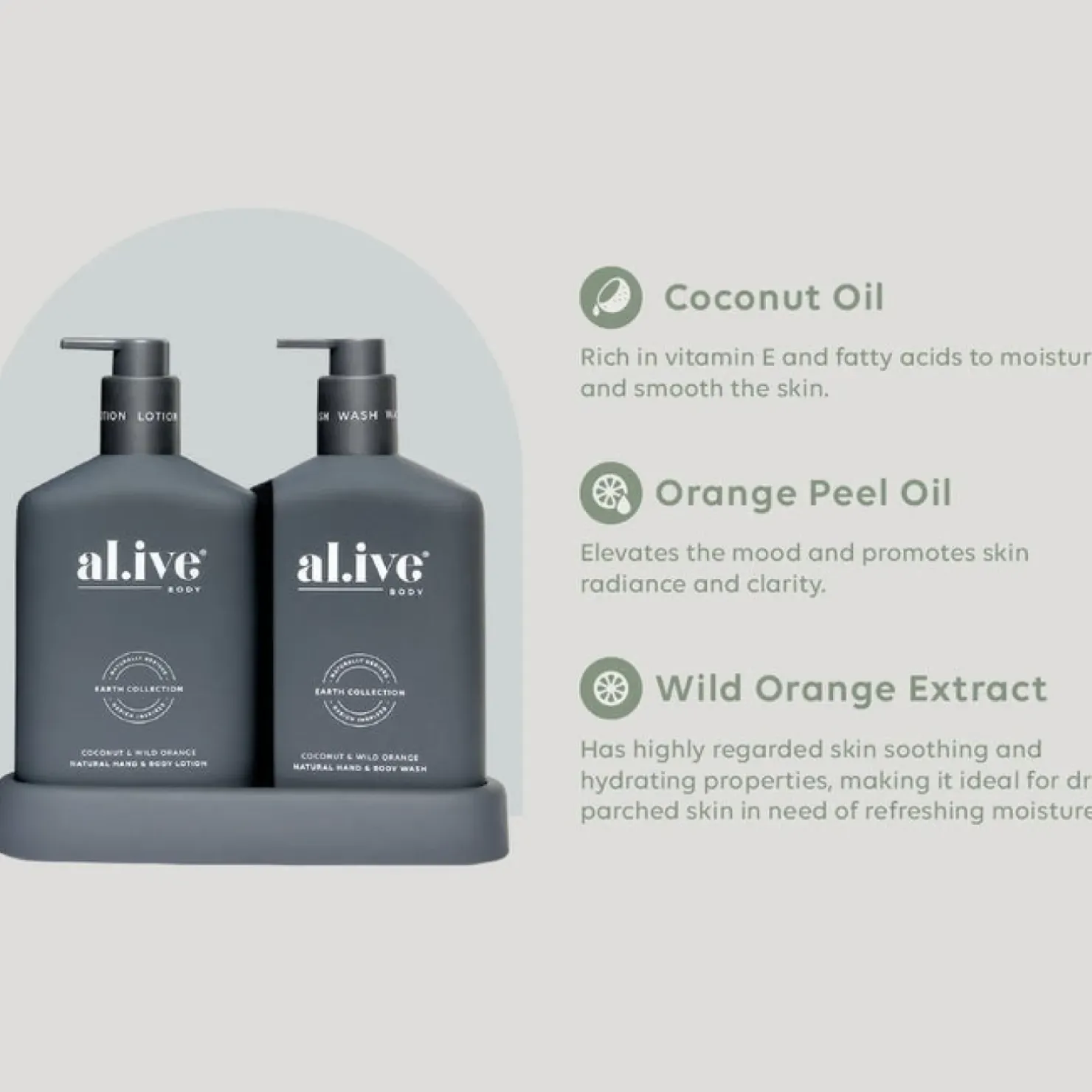 Fashion Al.ive Wash & Lotion Duo - Coconut & Wild Orange