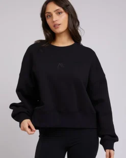 Sale All About Eve Active Tonal Sweater - Black