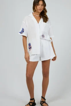 Discount All About Eve Daria Shirt - White