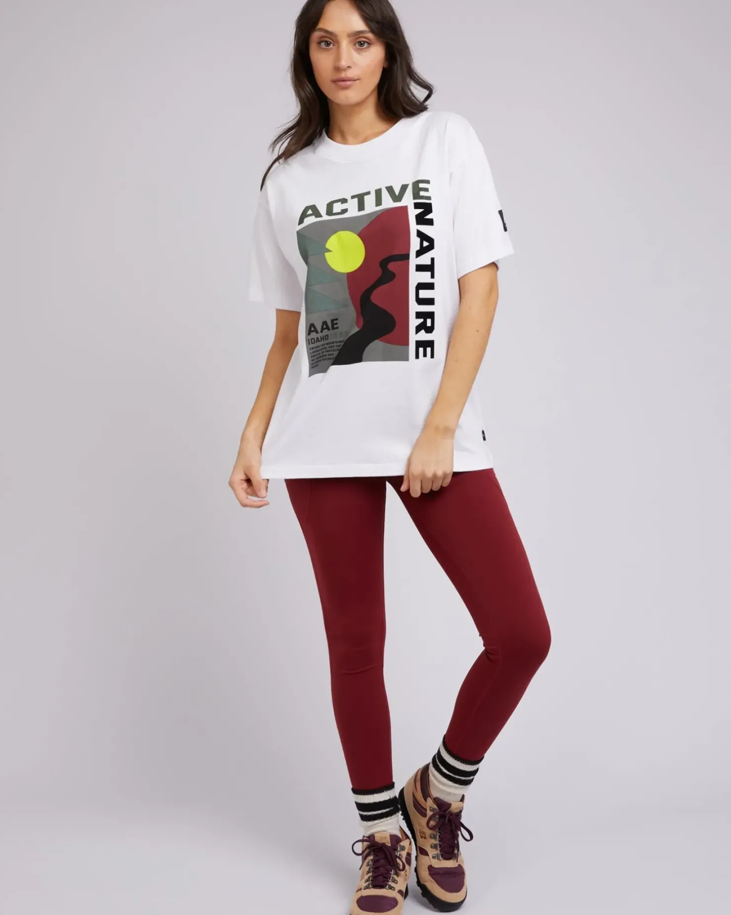 Sale All About Eve National Tee - Vintage White