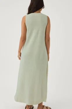Best ARCAA Brie Long Dress - Aloe
