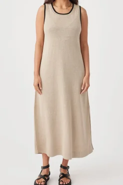 Sale ARCAA Brie Long Dress - Taupe