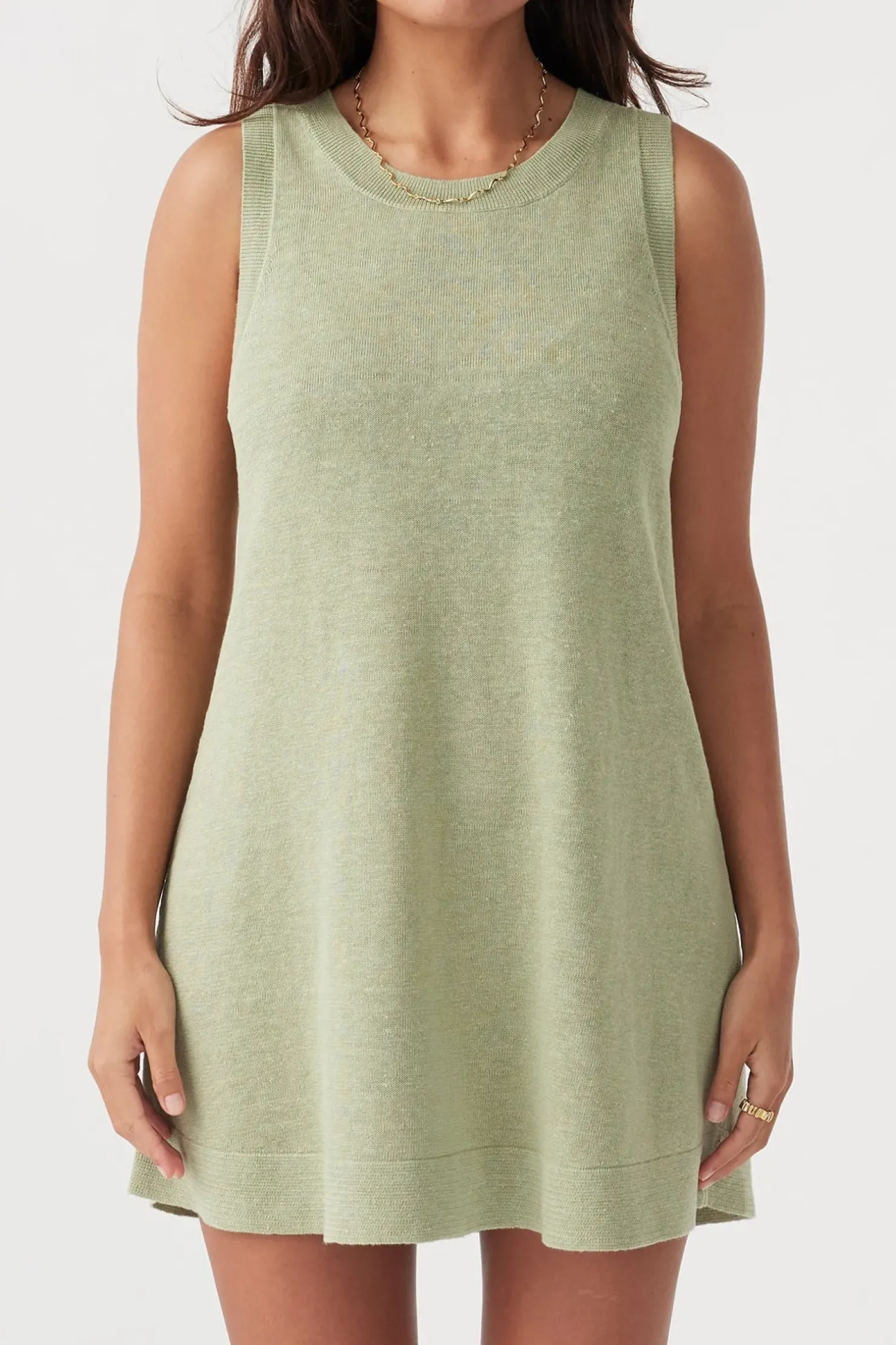 Discount ARCAA Brie Shift Dress - Aloe