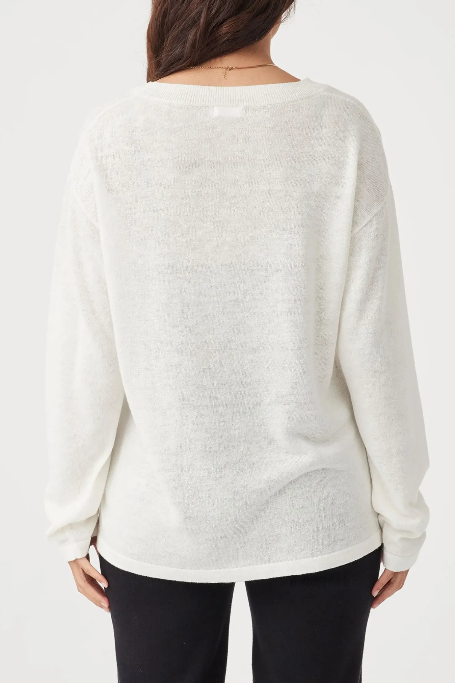 New ARCAA Hugo Long Sleeve T-Shirt - Cream