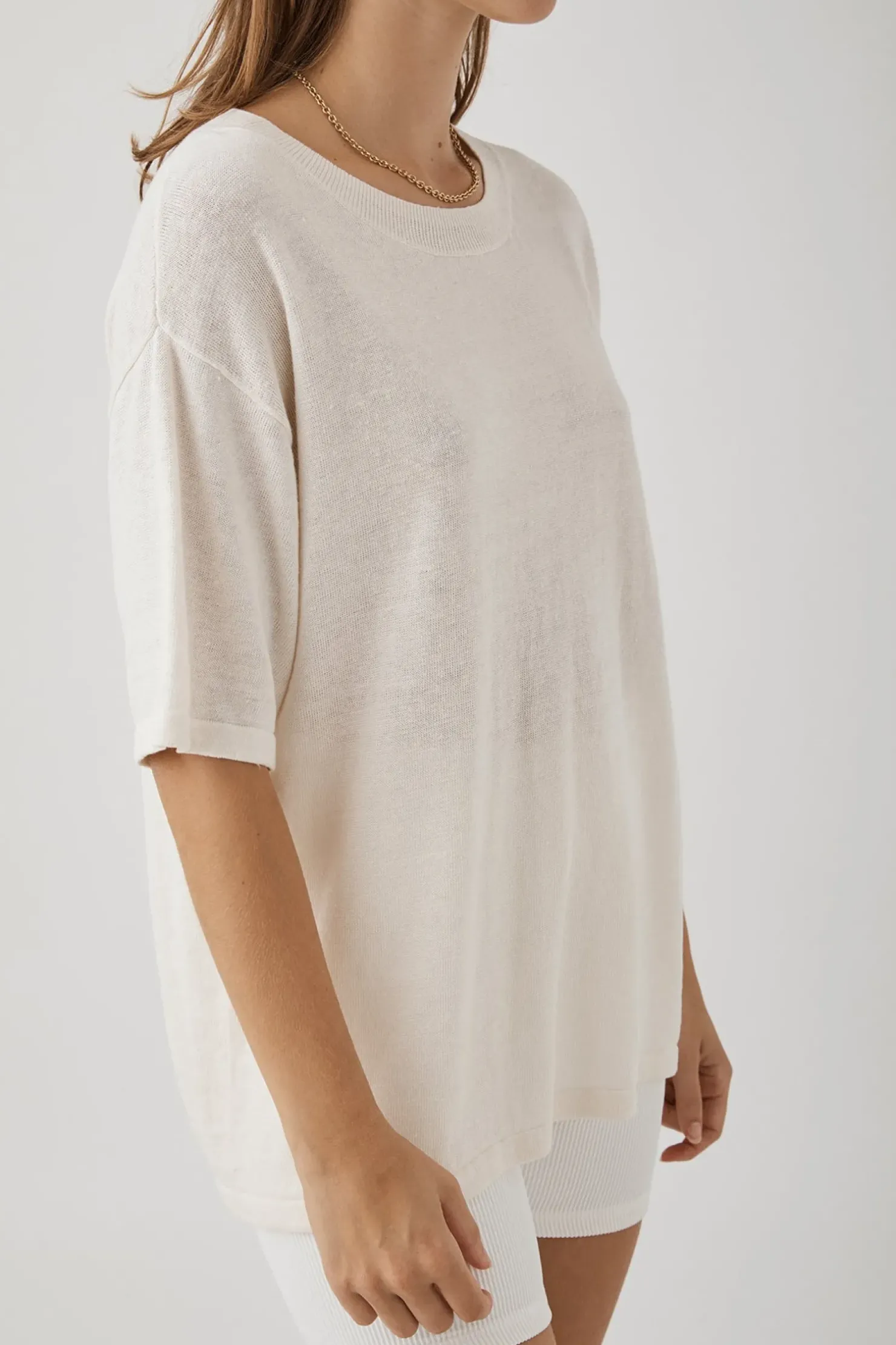 Sale ARCAA Hugo T Shirt - Cream