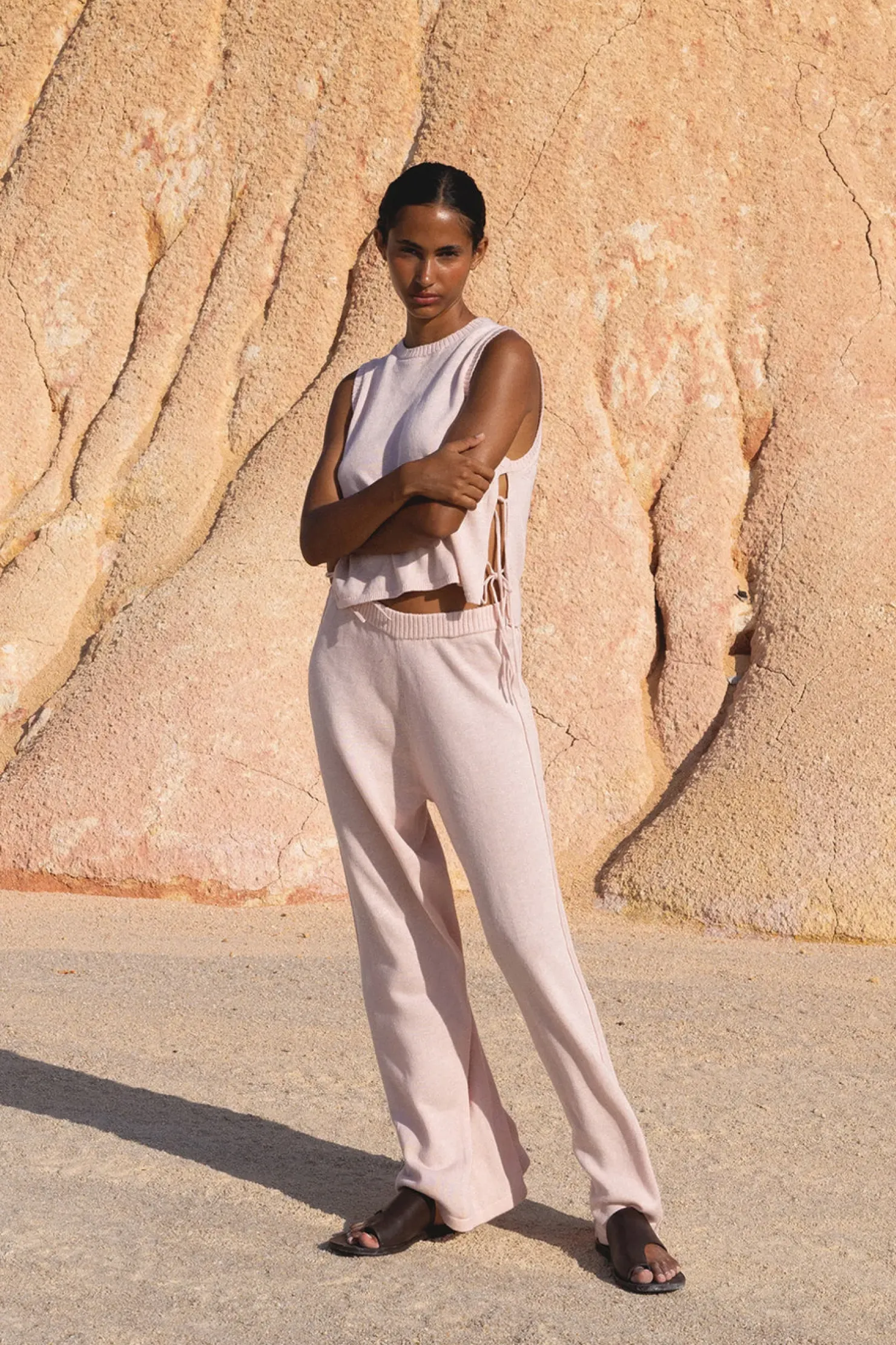 Discount ARCAA Poppy Tank - Cream
