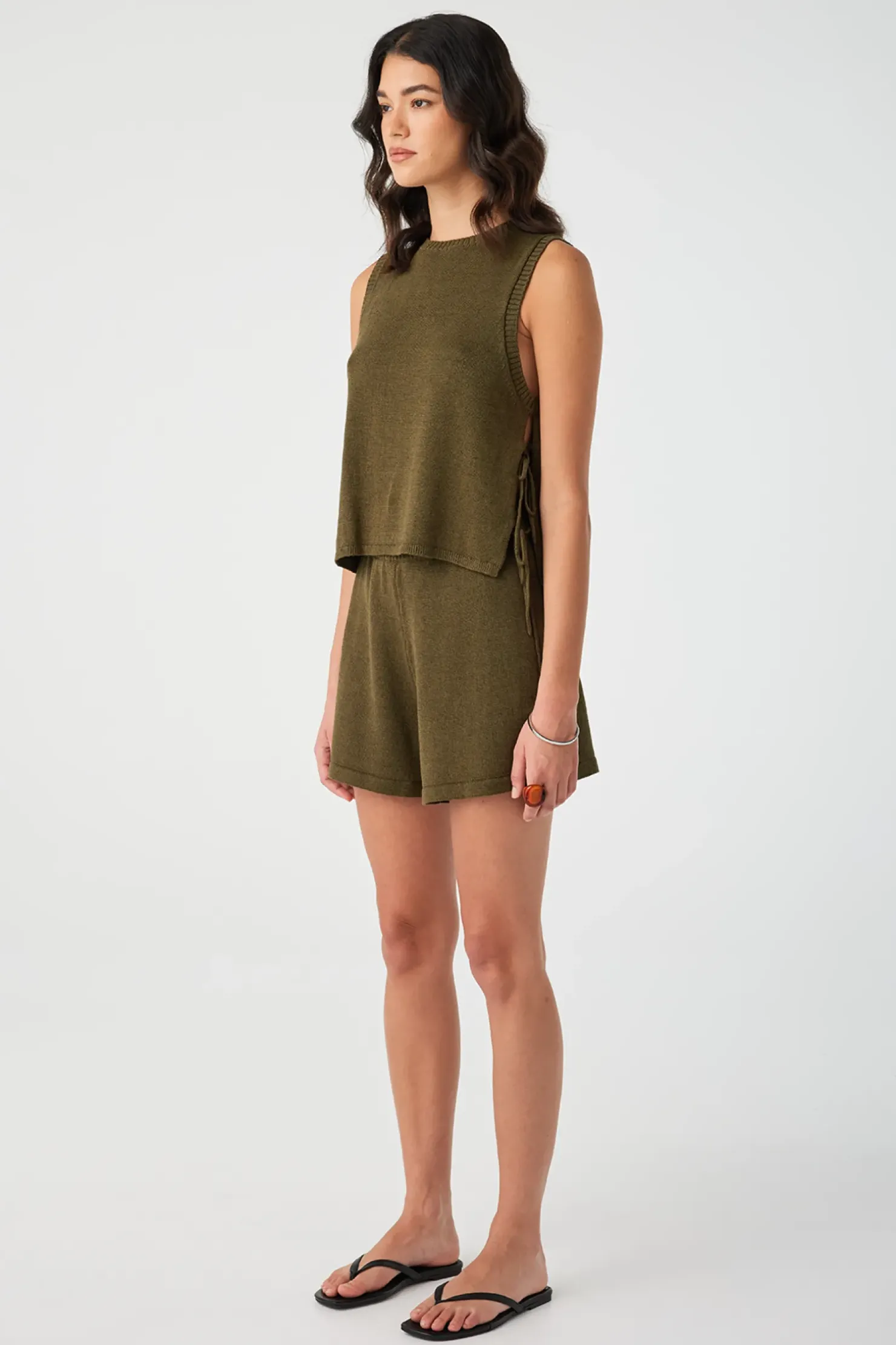 Discount ARCAA Poppy Tank - Olive