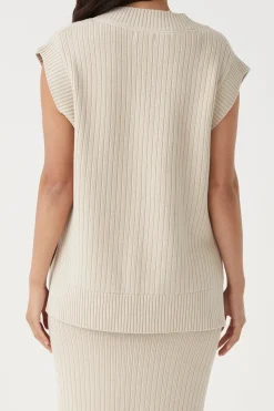 Discount ARCAA Vera Knit Vest - Sand