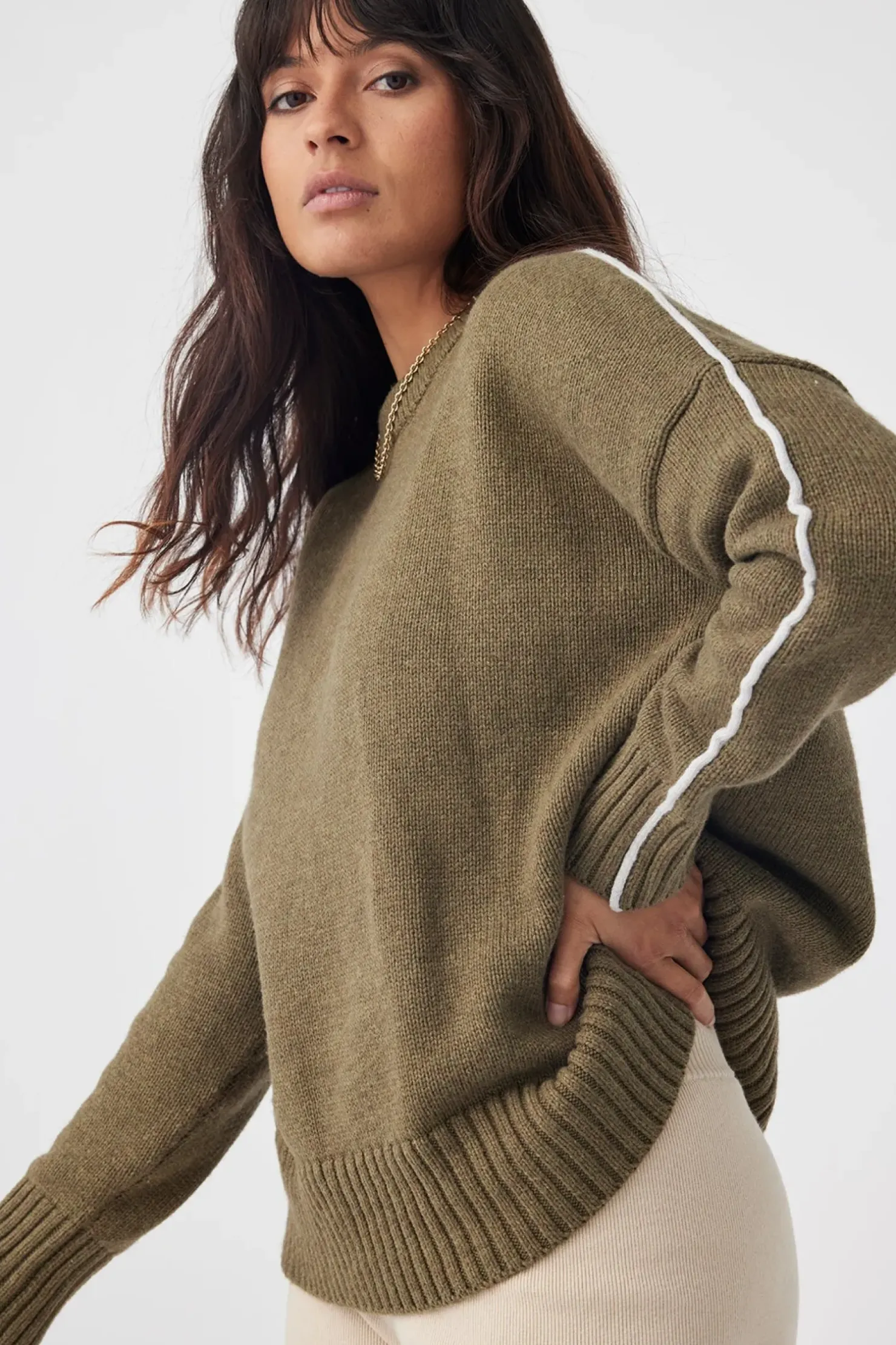 Outlet ARCAA ARCCA Sora Sweater - Caper Marle