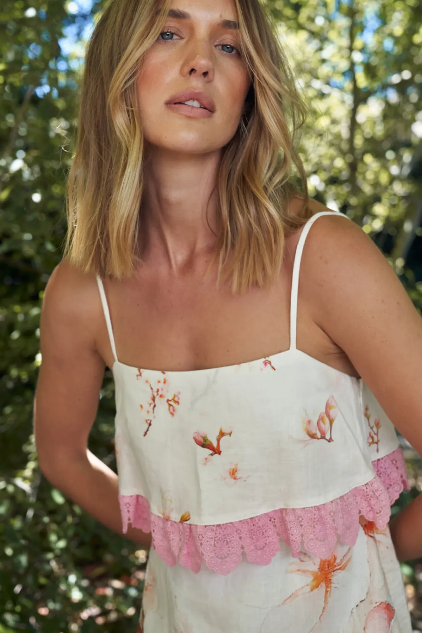 Discount Aston Studio Chloe Dress - Cloud Blossom