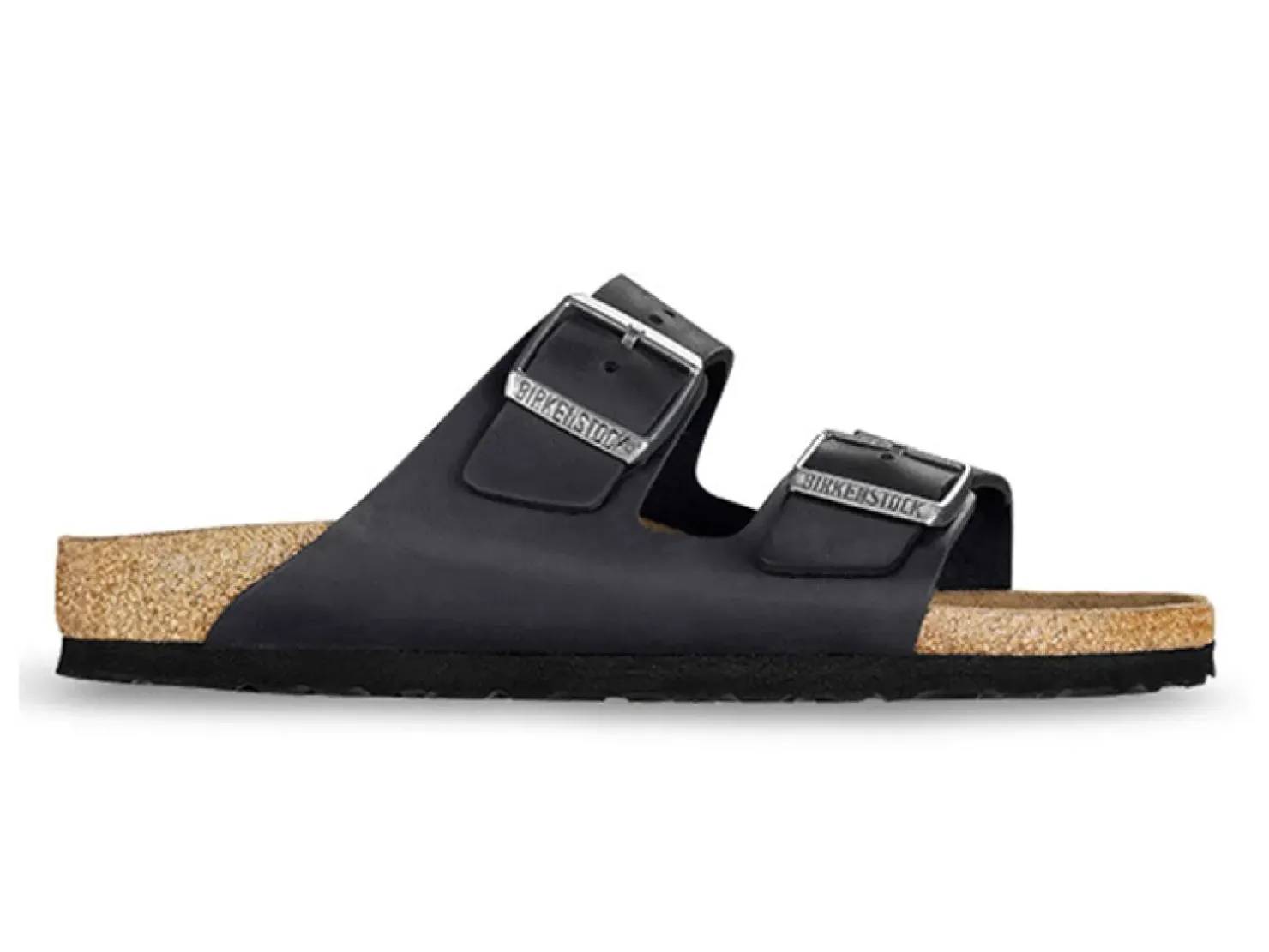 Online Birkenstock Arizona Black Oiled Leather - Narrow