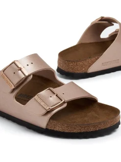 Online Birkenstock Arizona Copper Birko-Flor - Narrow