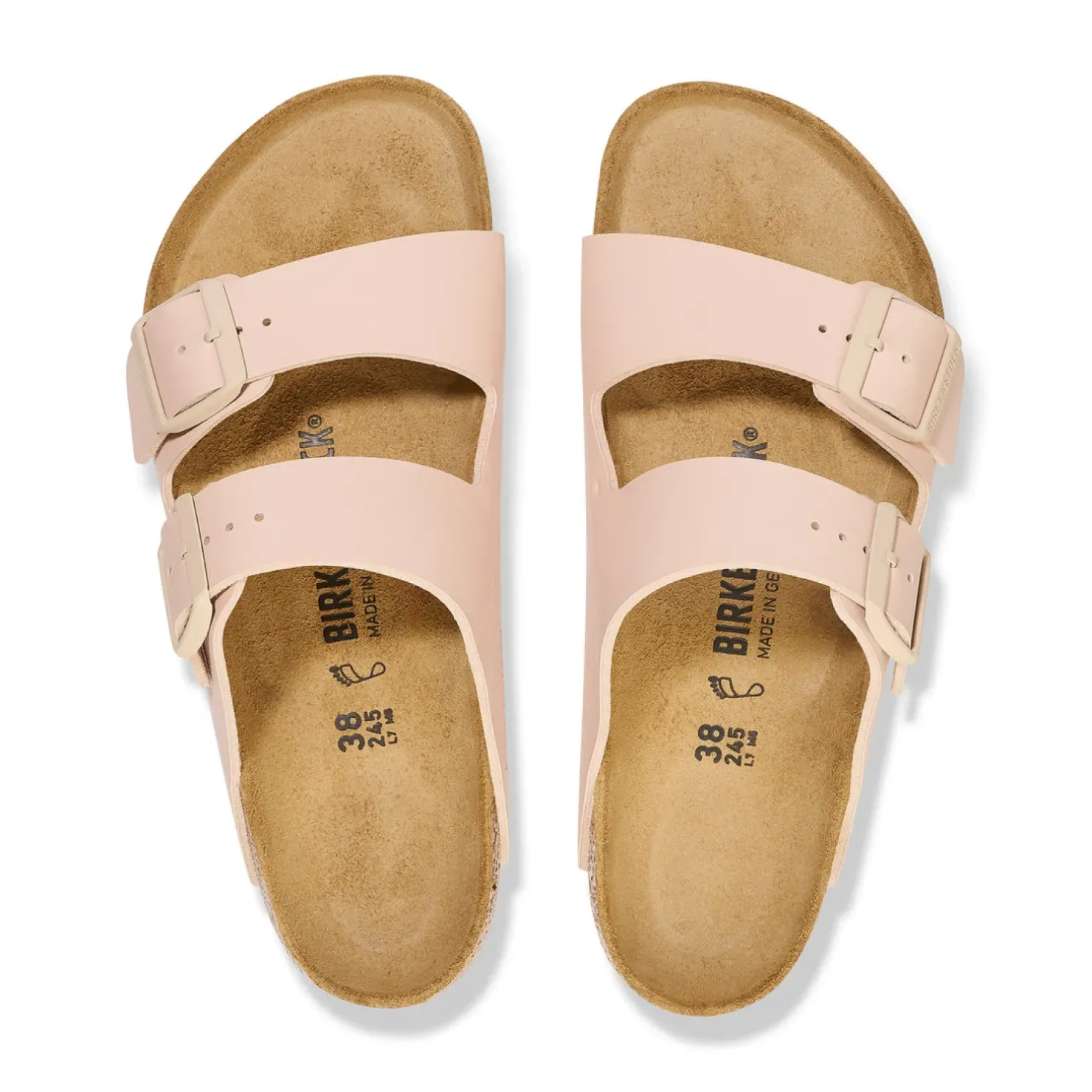 Online Birkenstock Arizona New Beige Birko-Flor - Narrow