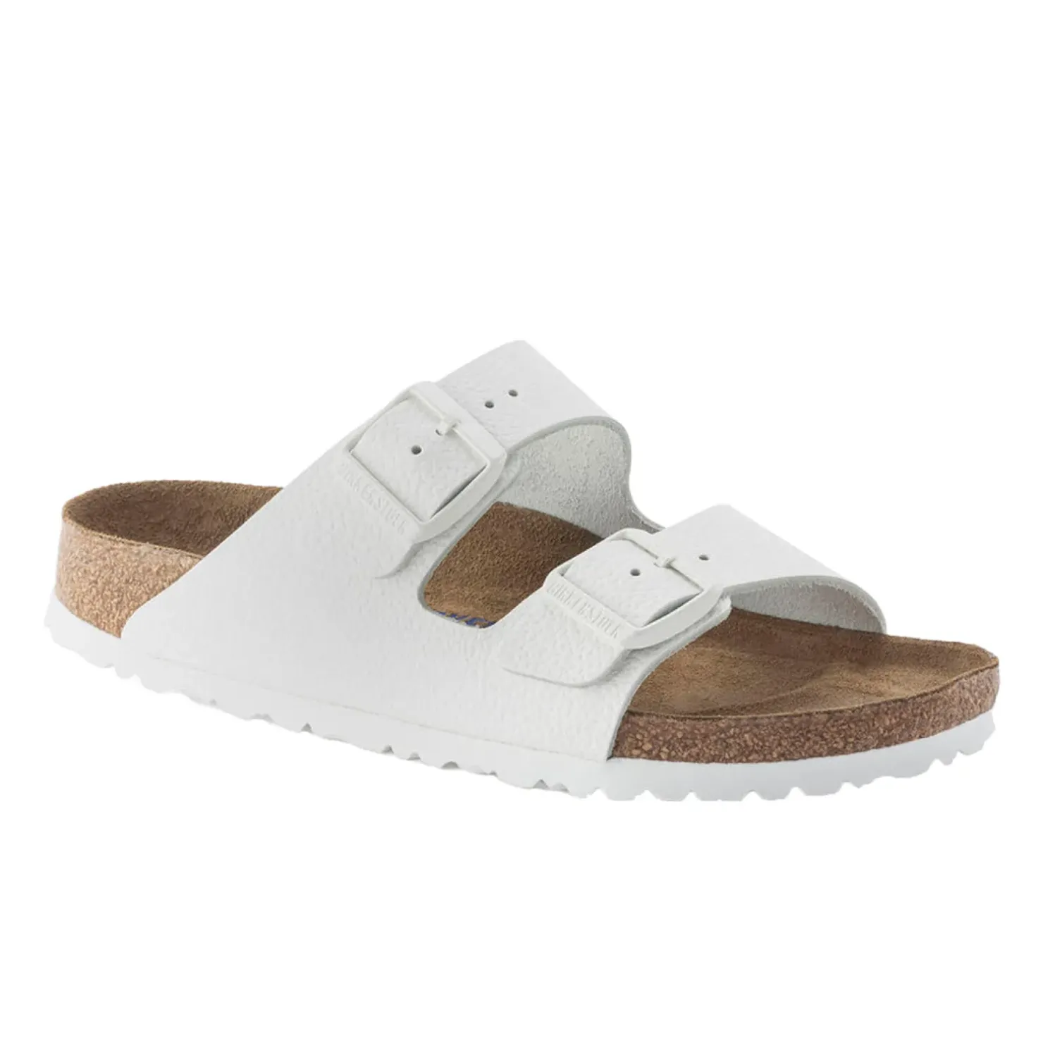 Hot Birkenstock Arizona White Smooth Leather - Narrow