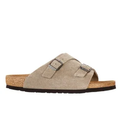 Hot Birkenstock Zurich Taupe Suede Leather - Narrow