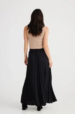 Fashion Brave & True Brave & True Alias Pleated Skirt - Black