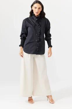 Discount Brave & True Brave & True The Countess Shirt - Black