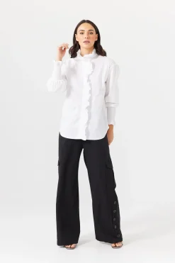 Online Brave & True Brave and True The Countess Shirt - White