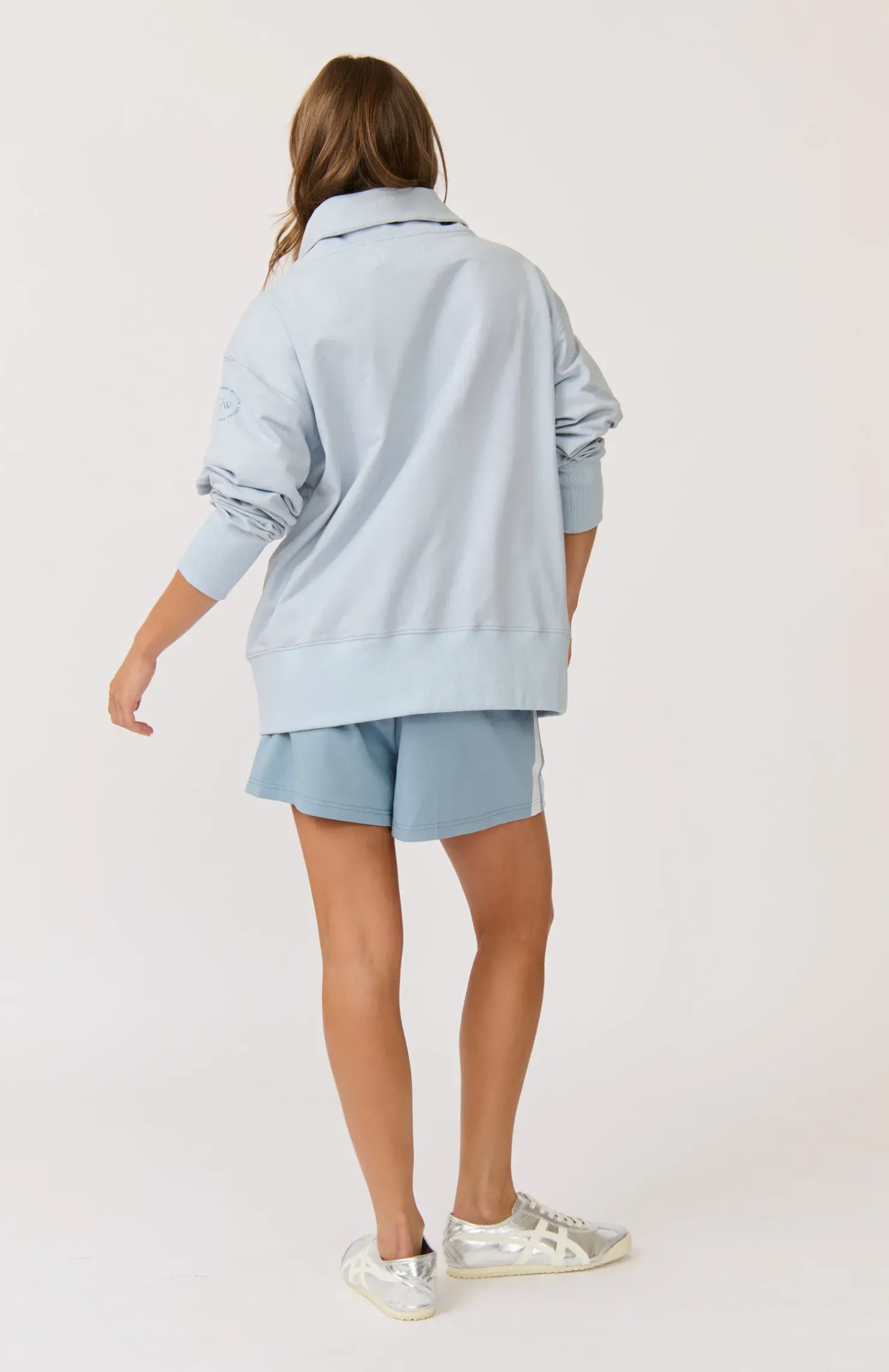 Outlet Cartel & Willow Cartel & Willow Nova Half Zip Sweater - Sky
