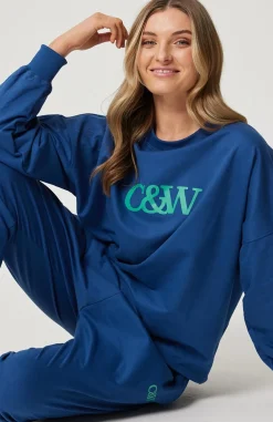 Clearance Cartel & Willow Cartel & Willow Piper Sweater - French Navy