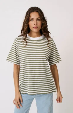 Fashion Cartel & Willow Cartel & Willow Sophie Tee - Palm Stripe