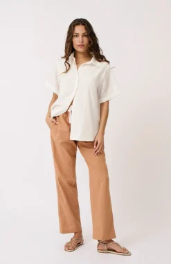 Sale Cartel & Willow Cartel & Willow Tully Shirt - White Broderie