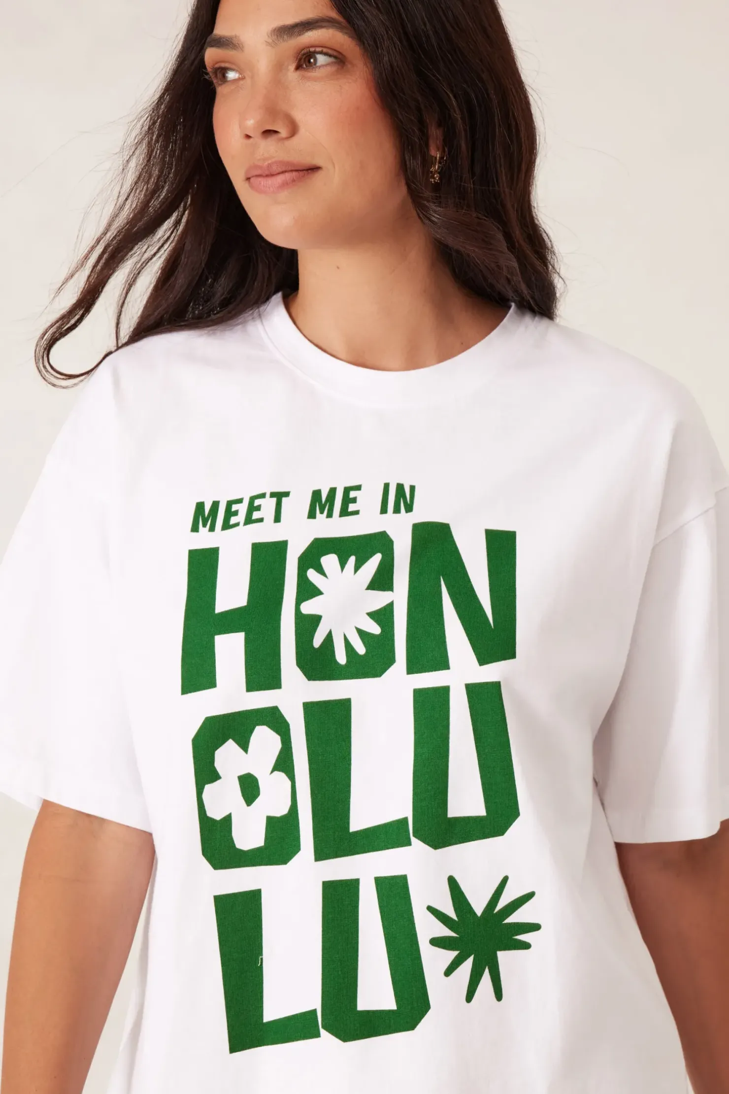 Hot Ceres Life Ceres Boyfriend Tee - Honolulu Winter Green