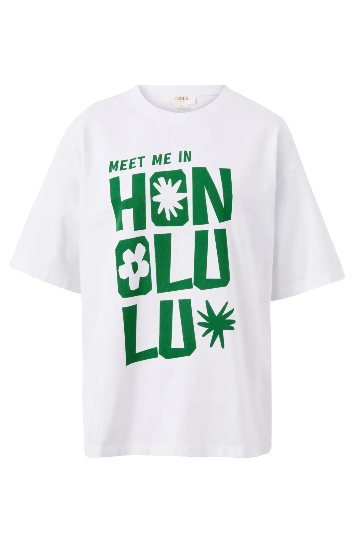 Hot Ceres Life Ceres Boyfriend Tee - Honolulu Winter Green