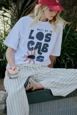 Outlet Ceres Life Boyfriend Tee - Los Cabos White
