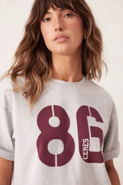 Discount Ceres Life Boyfriend Tee- Cloud Marle/Ceres 86