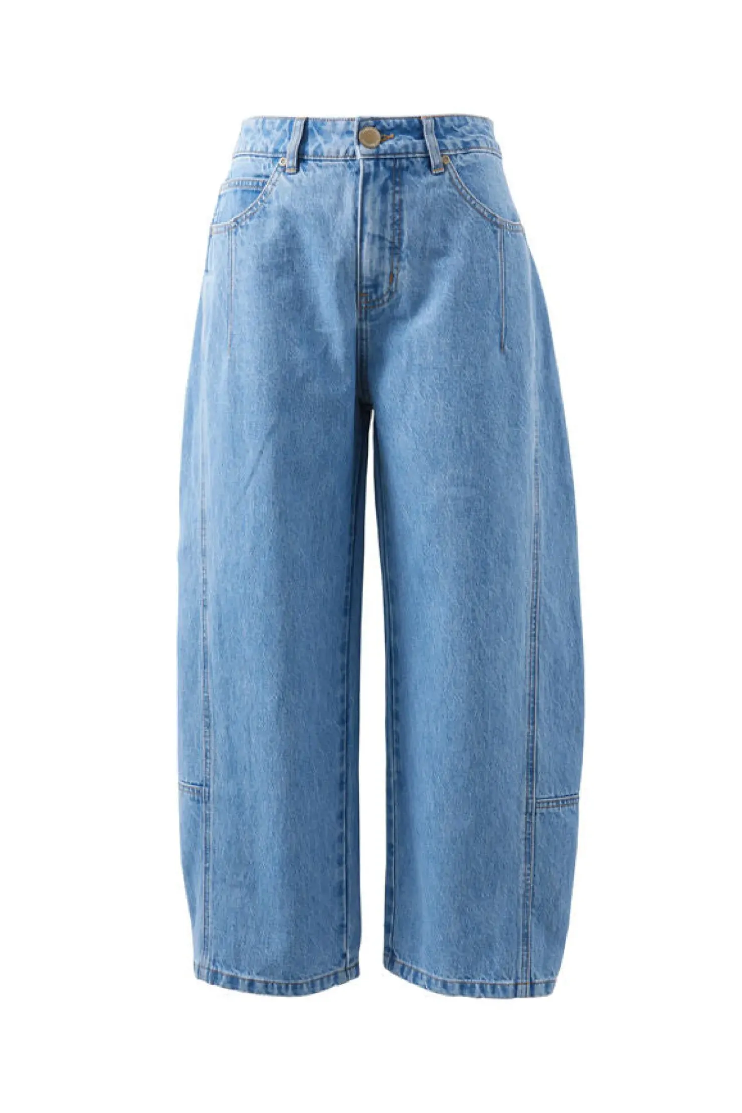 Hot Ceres Life Darted Barrel Jean - Vintage Blue