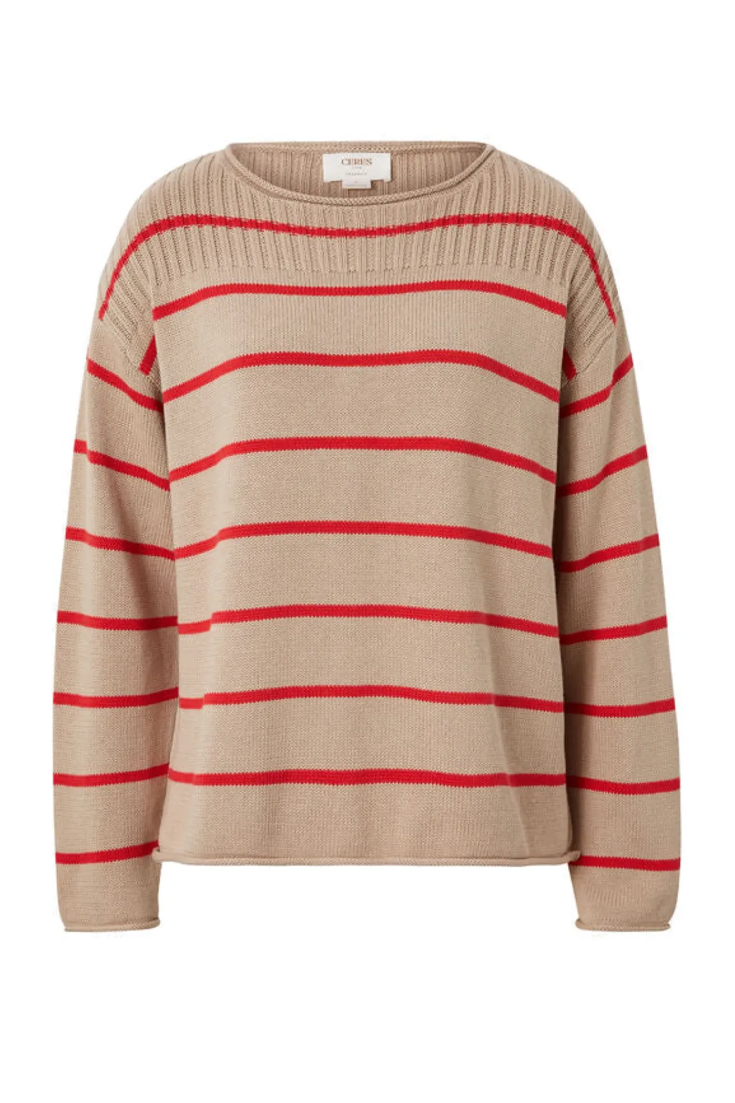 Best Ceres Life Ladder Stitch Knit - String Heritage Red Stripe