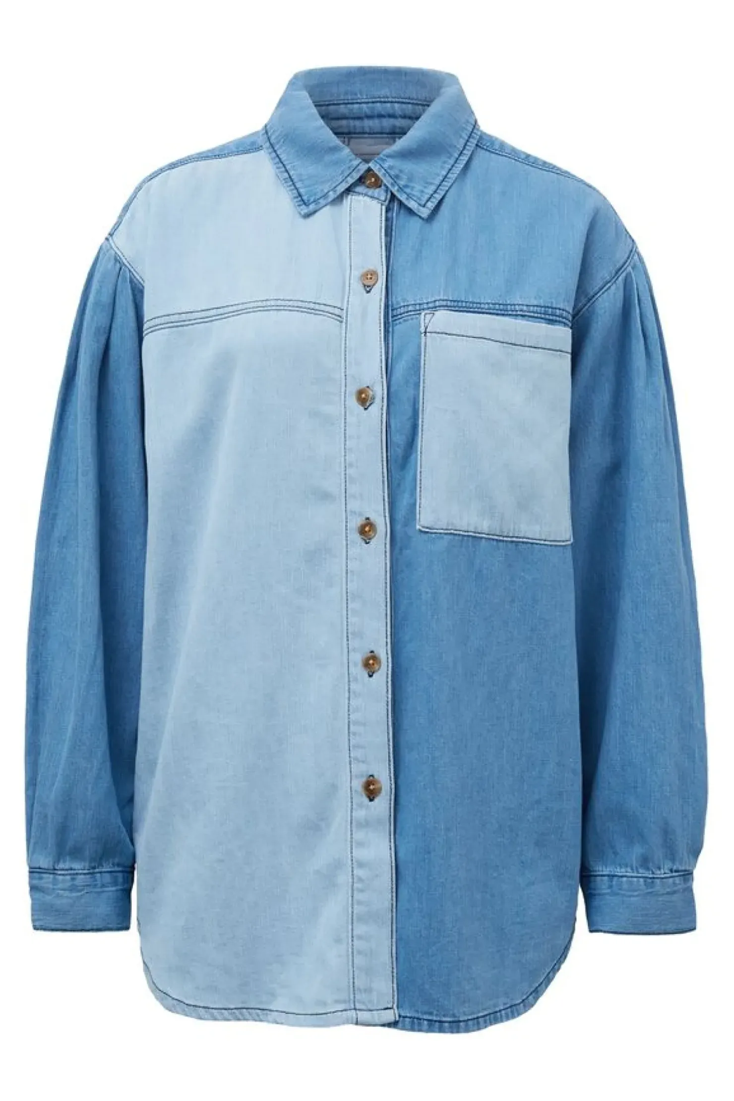 Best Ceres Life Long Sleeve Denim Shirt - Indigo