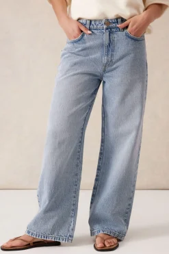 Sale Ceres Life Loose Straight Jean - Vintage Blue