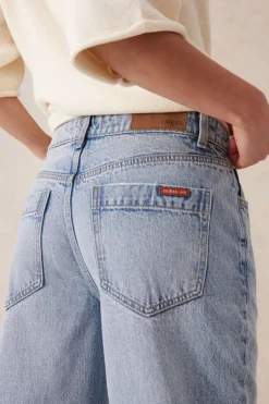 Sale Ceres Life Loose Straight Jean - Vintage Blue