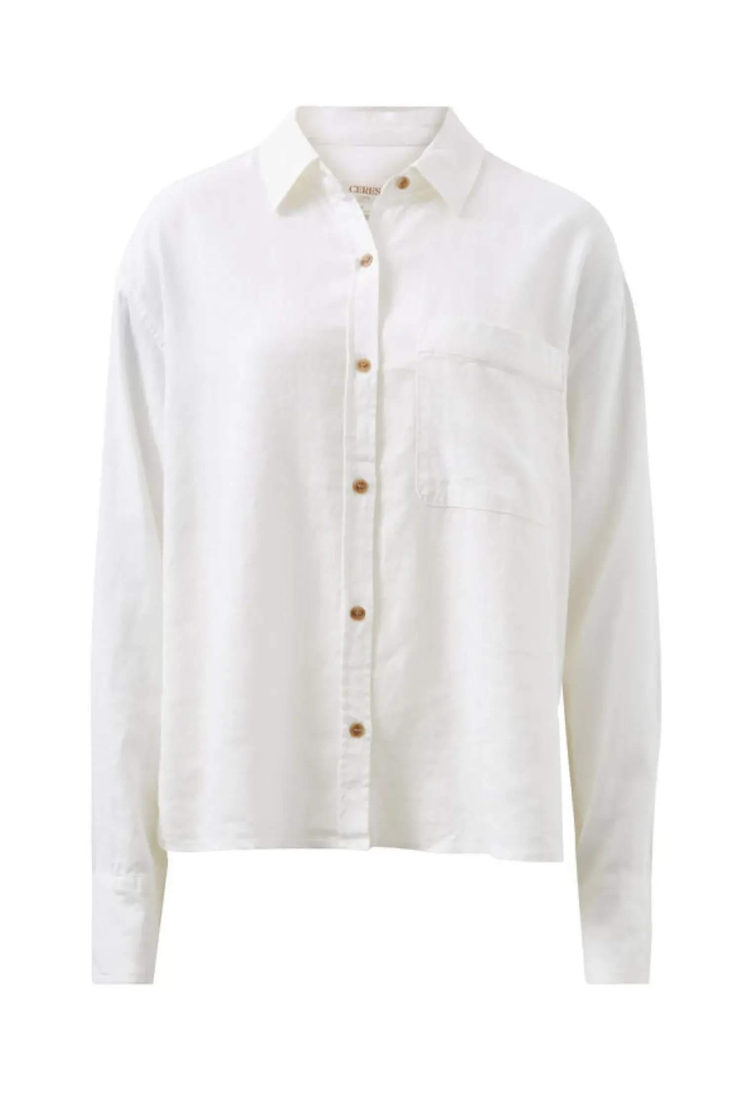 Outlet Ceres Life Relaxed Pocket Shirt- White