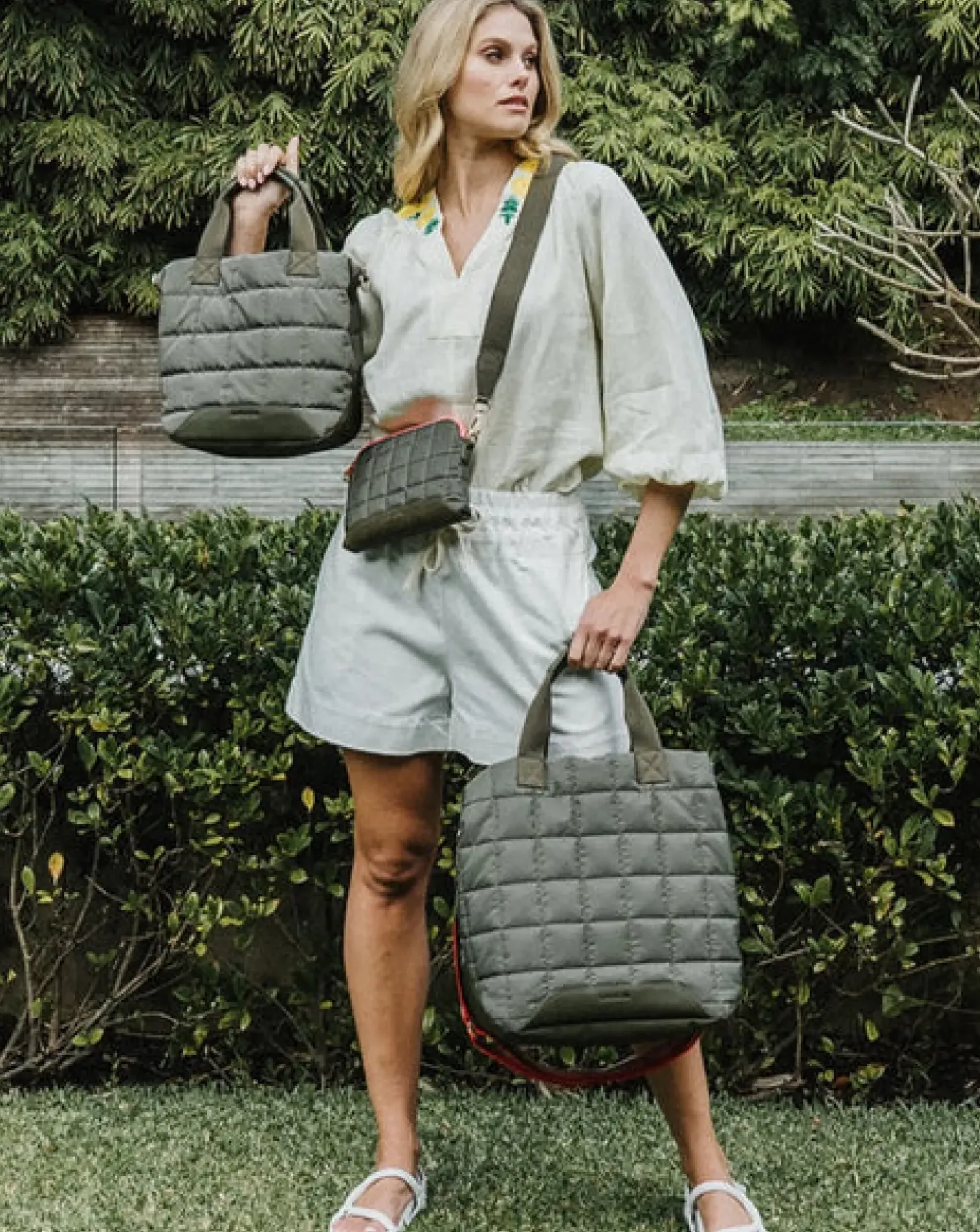 Fashion Elms & King Elms & King Santa Monica Tote - Khaki