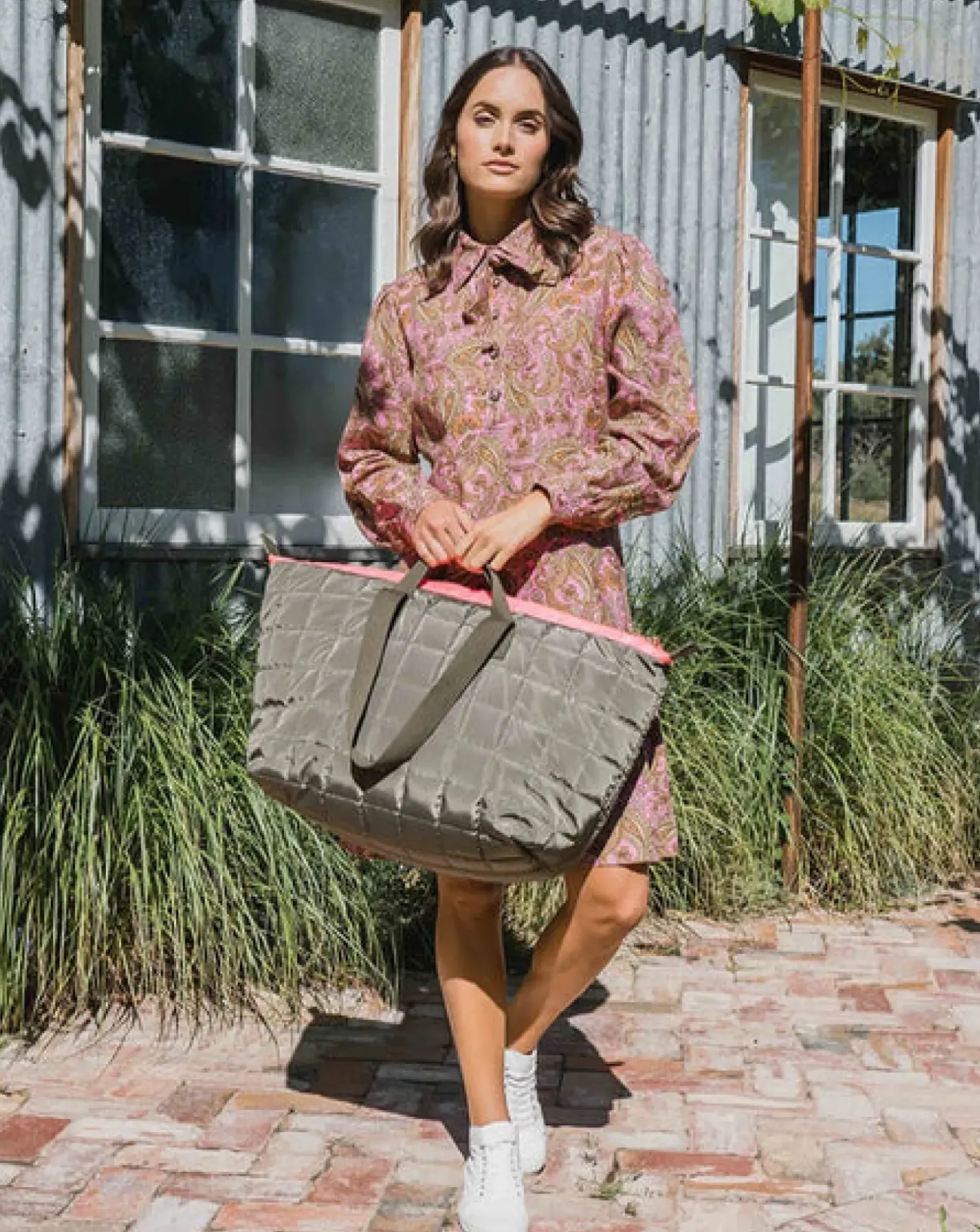 Fashion Elms & King Elms & King Spencer Carry All - Khaki