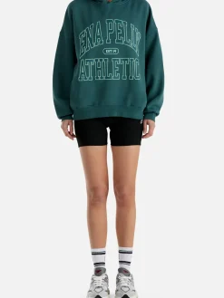 Clearance Ena Pelly Athletic Hoodie - Jade
