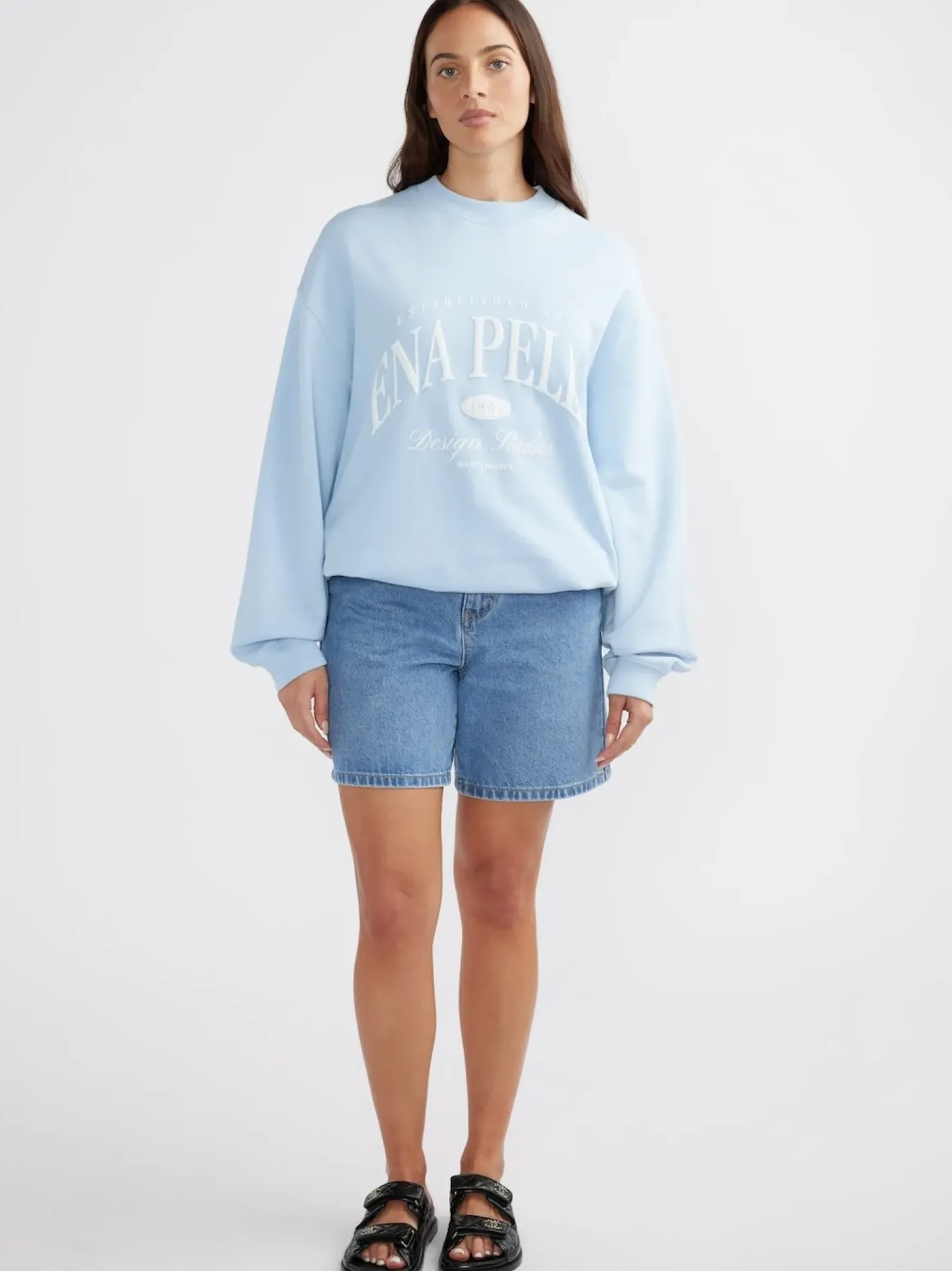 Sale Ena Pelly Heritage Studios Sweatshirt - Washed Capri