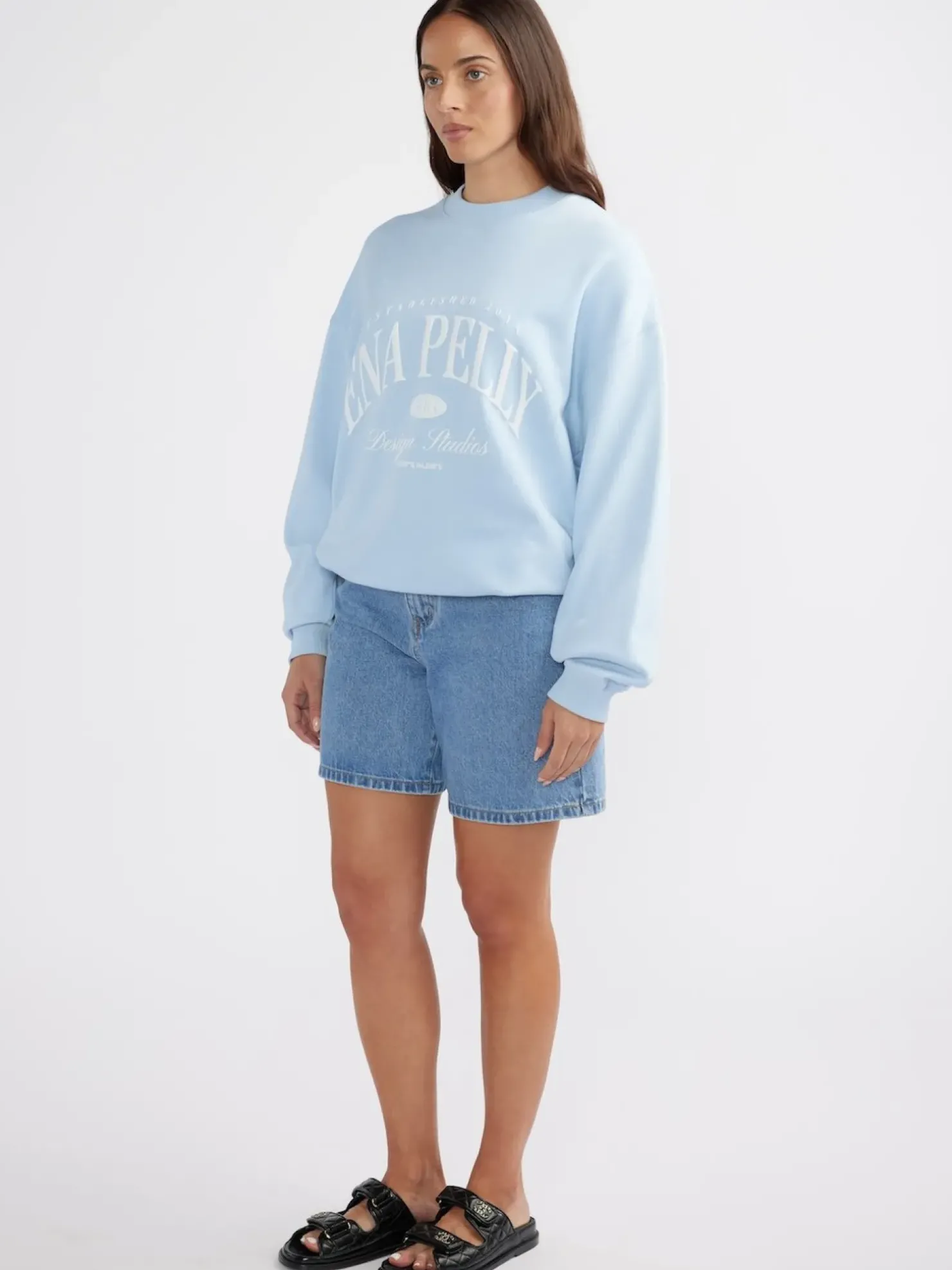 Sale Ena Pelly Heritage Studios Sweatshirt - Washed Capri