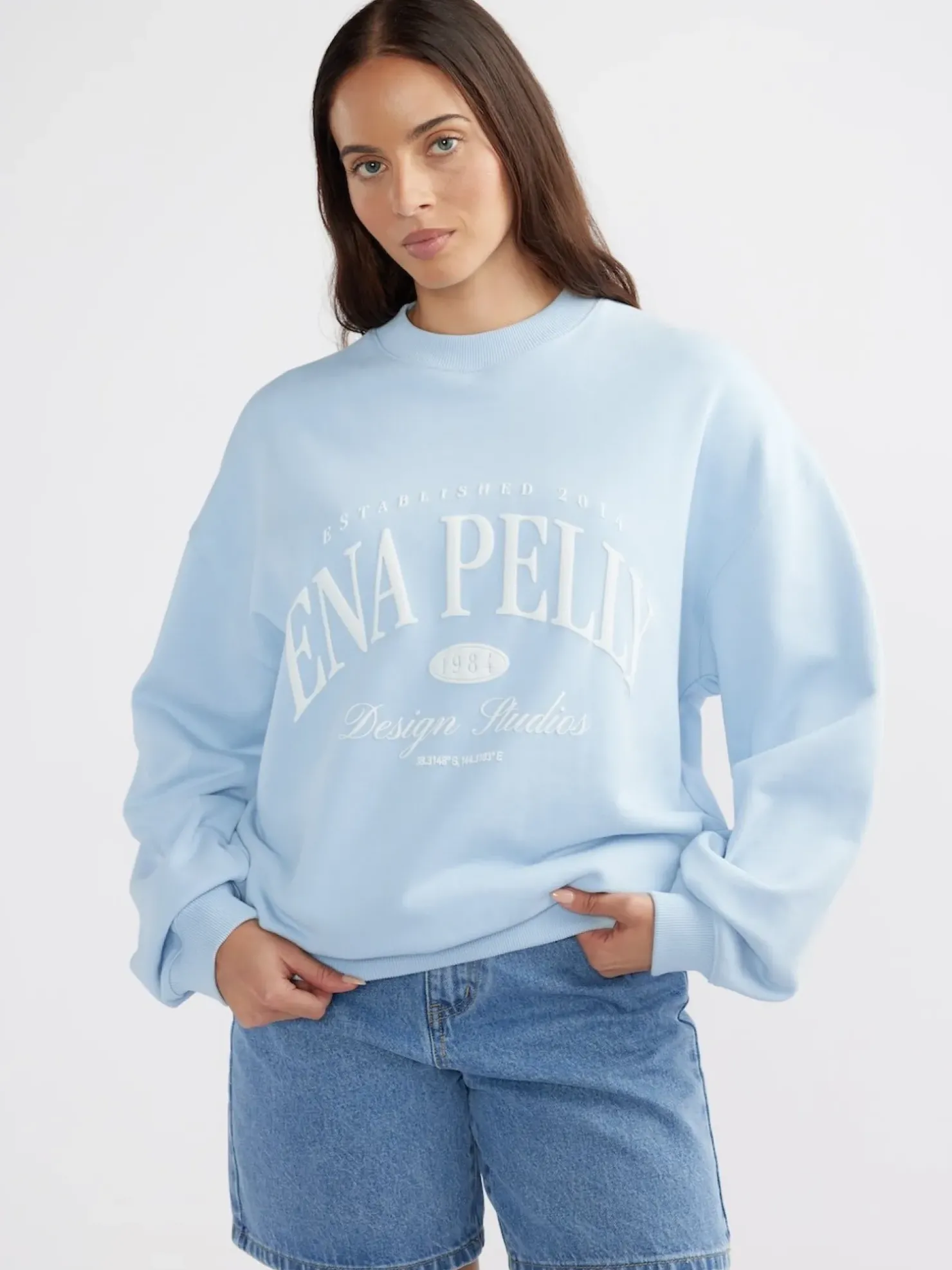 Sale Ena Pelly Heritage Studios Sweatshirt - Washed Capri