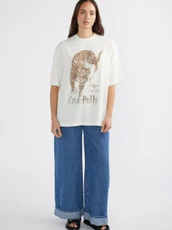 Hot Ena Pelly Jaguar Tee - Vintage White