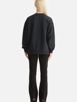 Sale Ena Pelly Lilly Oversized Sweater Tigers Eye - Vintage Black