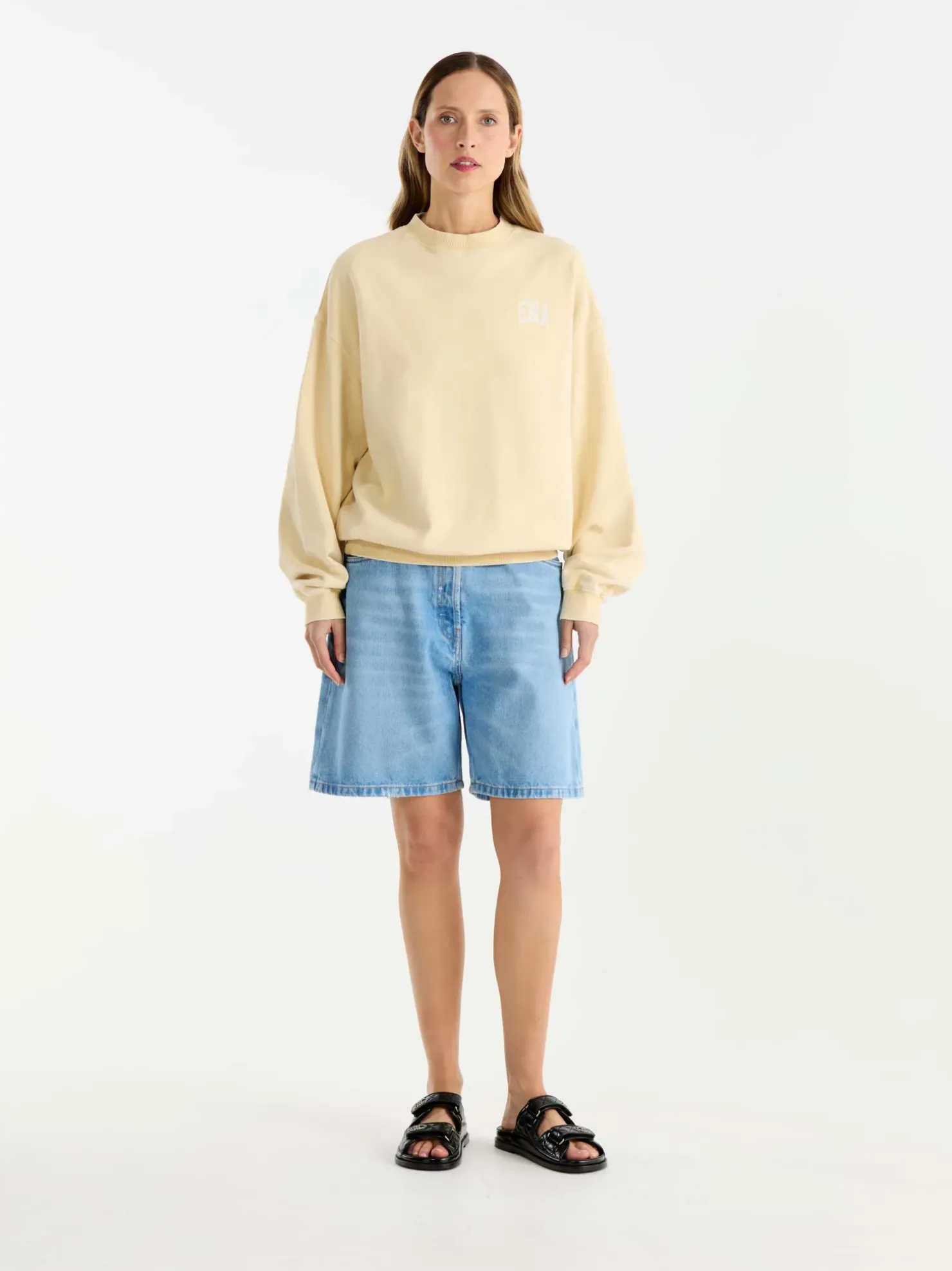 New Ena Pelly Vintage Sport Sweatshirt - Lemon